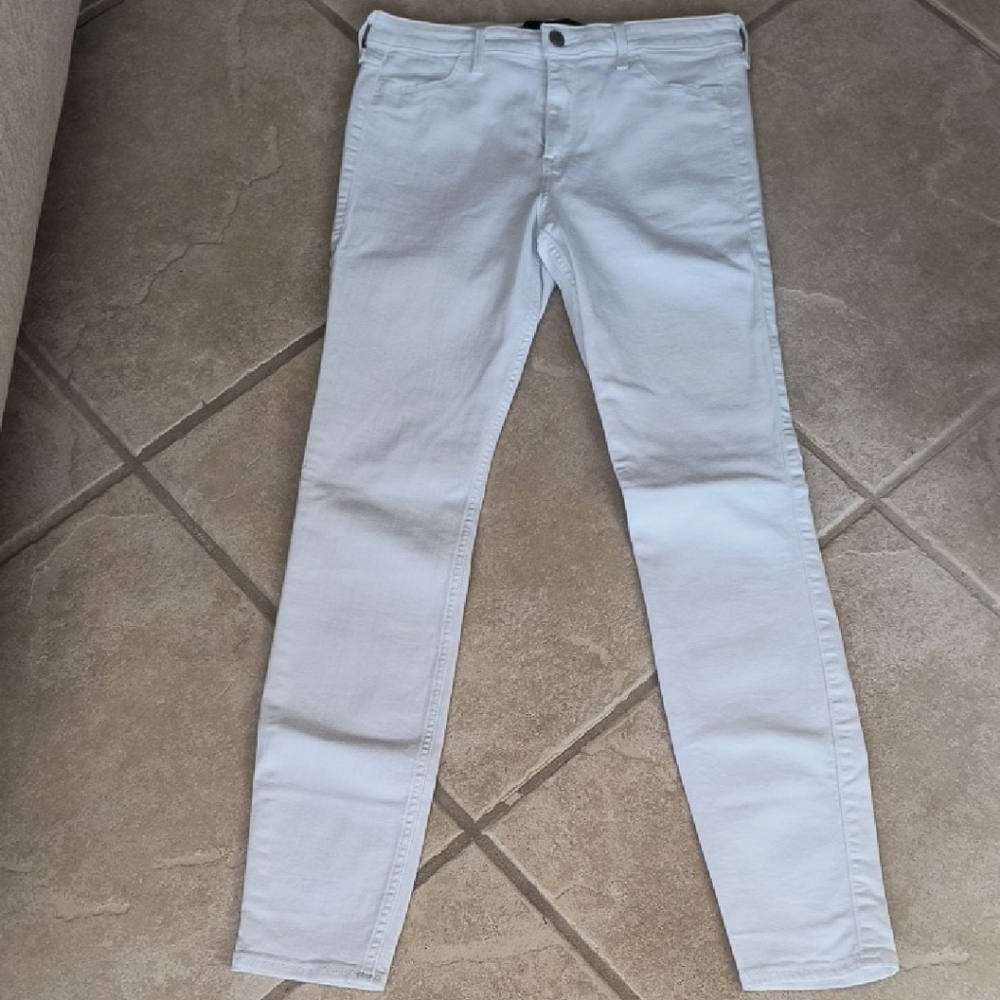 Hollister White Denim Jeans